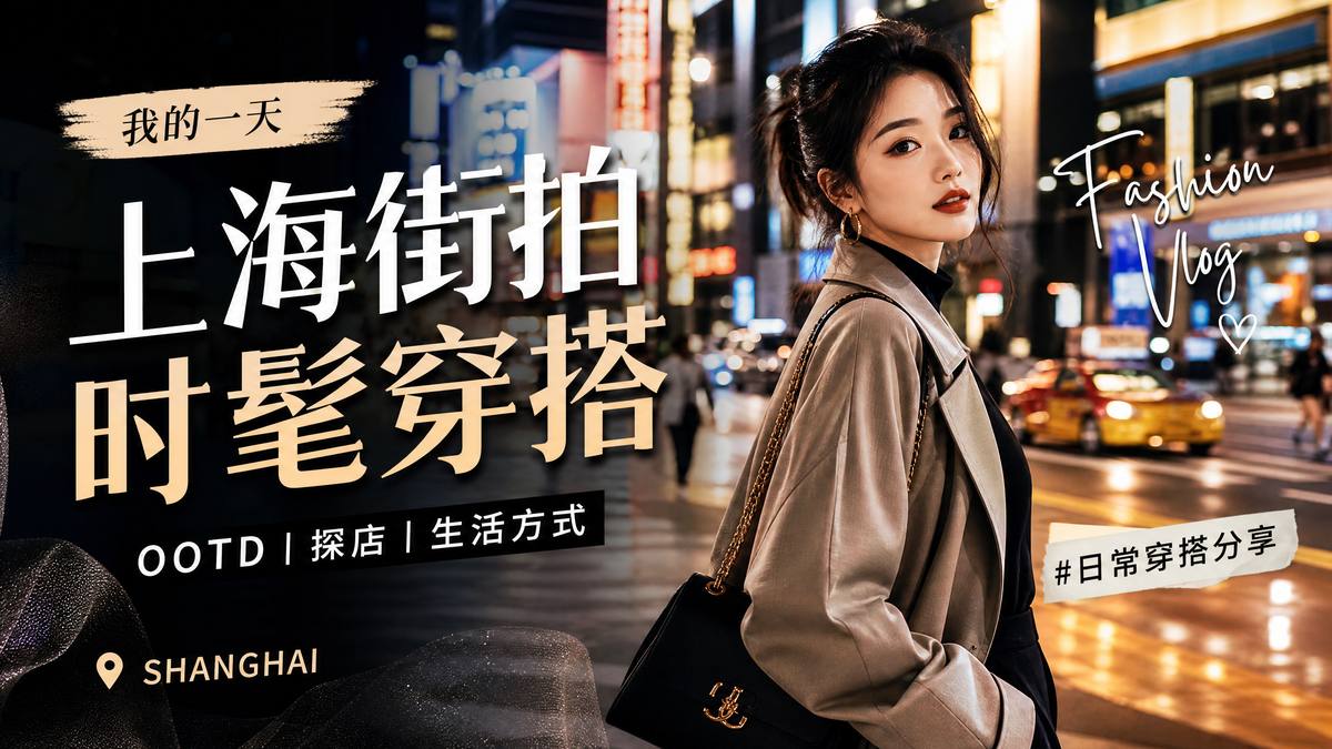 海角网时尚视频-上海街拍穿搭视频